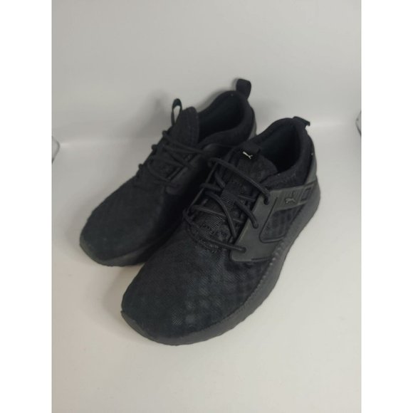 Youth Puma Sneakers Size 2C Black - Picture 1 of 6